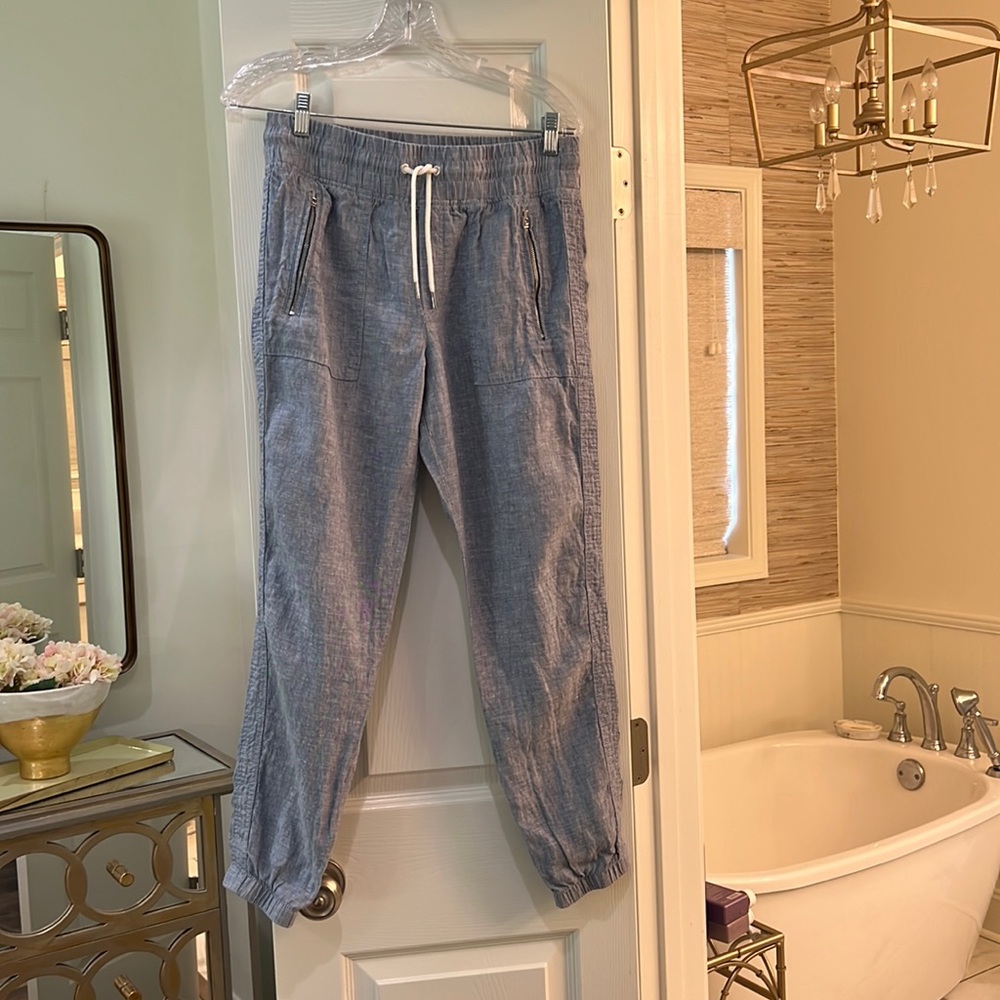 Athleta linen jogger